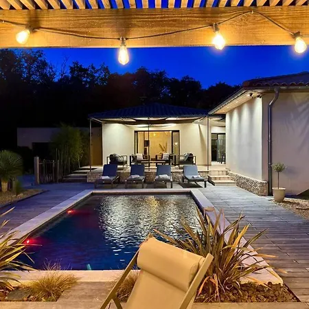 Charmante Villa, 10pers, Clim,piscine,grand Jardin