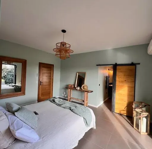 Charmante Villa, 10pers, Clim,piscine,grand Jardin Pougnadoresse